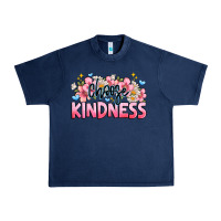 Navy Choose kindness Urban Heavy Tee - JahusDesignShop