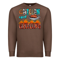 Chestnut chillin and grilling Premium Sweatshirt - MaliasSmallBusiness