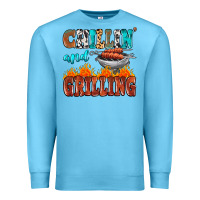 Ocean Blue chillin and grilling Premium Sweatshirt - MaliasSmallBusiness
