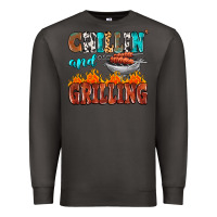 Smoke chillin and grilling Premium Sweatshirt - MaliasSmallBusiness