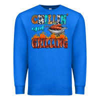 True Royal chillin and grilling Premium Sweatshirt - MaliasSmallBusiness