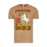 Vintage Camel christmas magical unicorn Vintage Tee - FaDigitalArtStudio