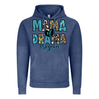 Vintage Denim mama of drama boy mom Vintage Hoodie - Zillion Design Studio