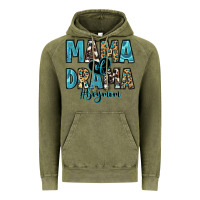 Vintage Olive mama of drama boy mom Vintage Hoodie - Zillion Design Studio