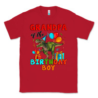 Red grandpa of the birthday boy t rex Classic Tee - Artiststas
