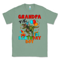 Sage grandpa of the birthday boy t rex Classic Tee - Artiststas