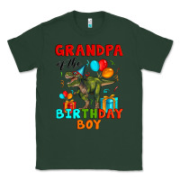 Sports Green grandpa of the birthday boy t rex Classic Tee - Artiststas