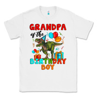 White grandpa of the birthday boy t rex Classic Tee - Artiststas