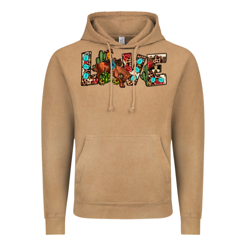 Love Rodeo Vintage Hoodie by JahusDesignShop | Teevron