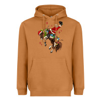 Meerkat christmas cowboy santa Heavyweight Hoodie - MaliasSmallBusiness