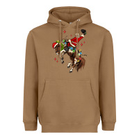 Toasted Coconut christmas cowboy santa Heavyweight Hoodie - MaliasSmallBusiness