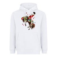 White christmas cowboy santa Heavyweight Hoodie - MaliasSmallBusiness