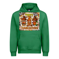 Emerald Happy Thanksgiving gnomes Urban Hoodie - NancyCooperArtShop
