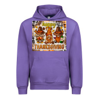 Tulip Happy Thanksgiving gnomes Urban Hoodie - NancyCooperArtShop
