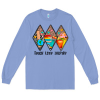 Colony Blue teach love inspire Long Sleeve Tee - JahusDesignShop
