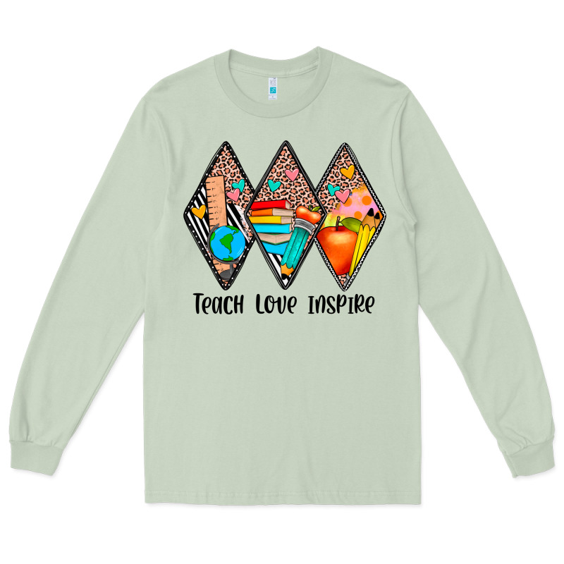 Teach Love Inspire Long Sleeve Tee by JahusDesignShop | Teevron