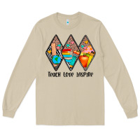 Mushroom teach love inspire Long Sleeve Tee - JahusDesignShop