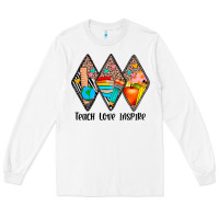 White teach love inspire Long Sleeve Tee - JahusDesignShop