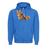 True Royal Persian Cat Zipper Hoodie - LillyAllenDesigns