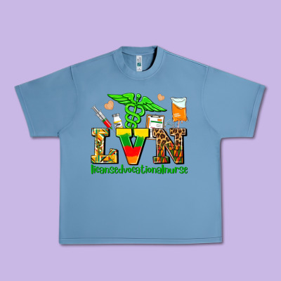 Lvn Juneteenth Licensed Vocational Nurse With Croc Urban Heavy Tee Designed By Adodesignshop