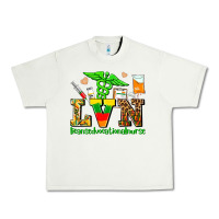 Pistachio lvn juneteenth licensed vocational nurse with croc Urban Heavy Tee - AdoDesignShop