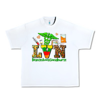 White lvn juneteenth licensed vocational nurse with croc Urban Heavy Tee - AdoDesignShop