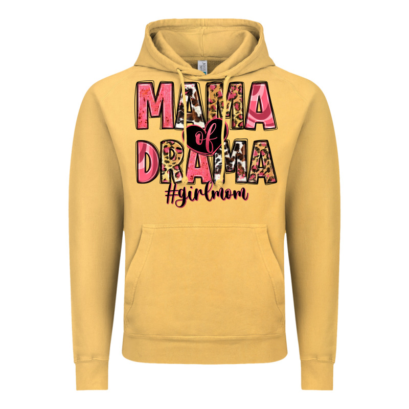 Mama Of Drama Girl Mom Vintage Hoodie by Zillion Design Studio | Teevron