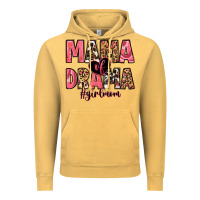 Vintage Mustard mama of drama girl mom Vintage Hoodie - Zillion Design Studio