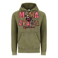 Vintage Olive mama of drama girl mom Vintage Hoodie - Zillion Design Studio