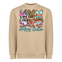 Mushroom Happy Easter western peeps Heavyweight Sweatshirt - OliviaCreatesArt