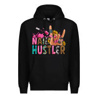 Black nail hustler Premium Hoodie - Jasminsmagicworld