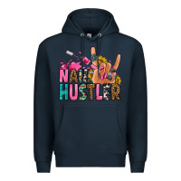Navy nail hustler Premium Hoodie - Jasminsmagicworld