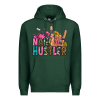 Sports Green nail hustler Premium Hoodie - Jasminsmagicworld