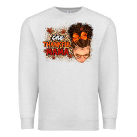 Oatmeal Heather one thankful mama Premium Sweatshirt - MaliasSmallBusiness