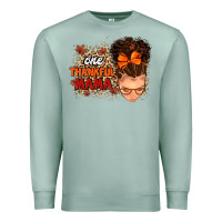 Seafoam one thankful mama Premium Sweatshirt - MaliasSmallBusiness
