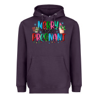 Plum merry and pregnant Heavyweight Hoodie - MaliasSmallBusiness