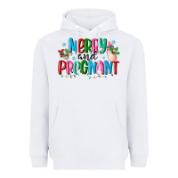 Merry And Pregnant Heavyweight Hoodie | Teevron