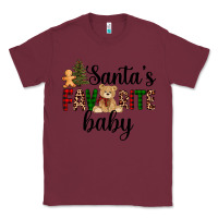 Burgundy santa's favorite baby Classic Tee - AdoDesignShop