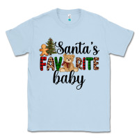 Dusty Blue santa's favorite baby Classic Tee - AdoDesignShop
