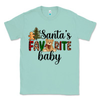 Seafoam santa's favorite baby Classic Tee - AdoDesignShop