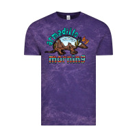 Cloud Purple armadillo by morning Vintage Tee - RacoonDesign