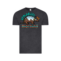Vintage Black armadillo by morning Vintage Tee - RacoonDesign
