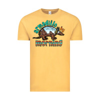 Vintage Mustard armadillo by morning Vintage Tee - RacoonDesign