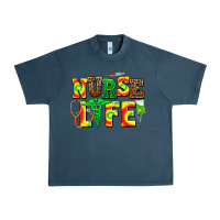 Midnight Navy juneteenth nurse life Urban Heavy Tee - AdoDesignShop
