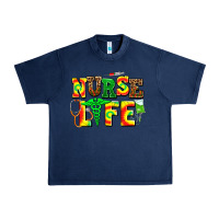 Navy juneteenth nurse life Urban Heavy Tee - AdoDesignShop