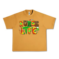 Peanut Butter juneteenth nurse life Urban Heavy Tee - AdoDesignShop