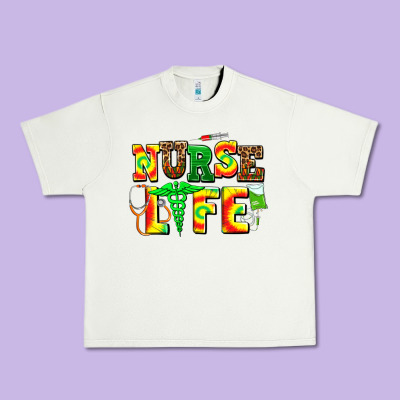 Juneteenth Nurse Life Urban Heavy Tee Designed By Adodesignshop