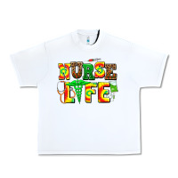 White juneteenth nurse life Urban Heavy Tee - AdoDesignShop