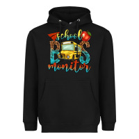 Black school bus monitor Heavyweight Hoodie - NancyCooperArtShop