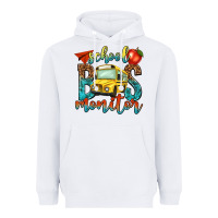 White school bus monitor Heavyweight Hoodie - NancyCooperArtShop